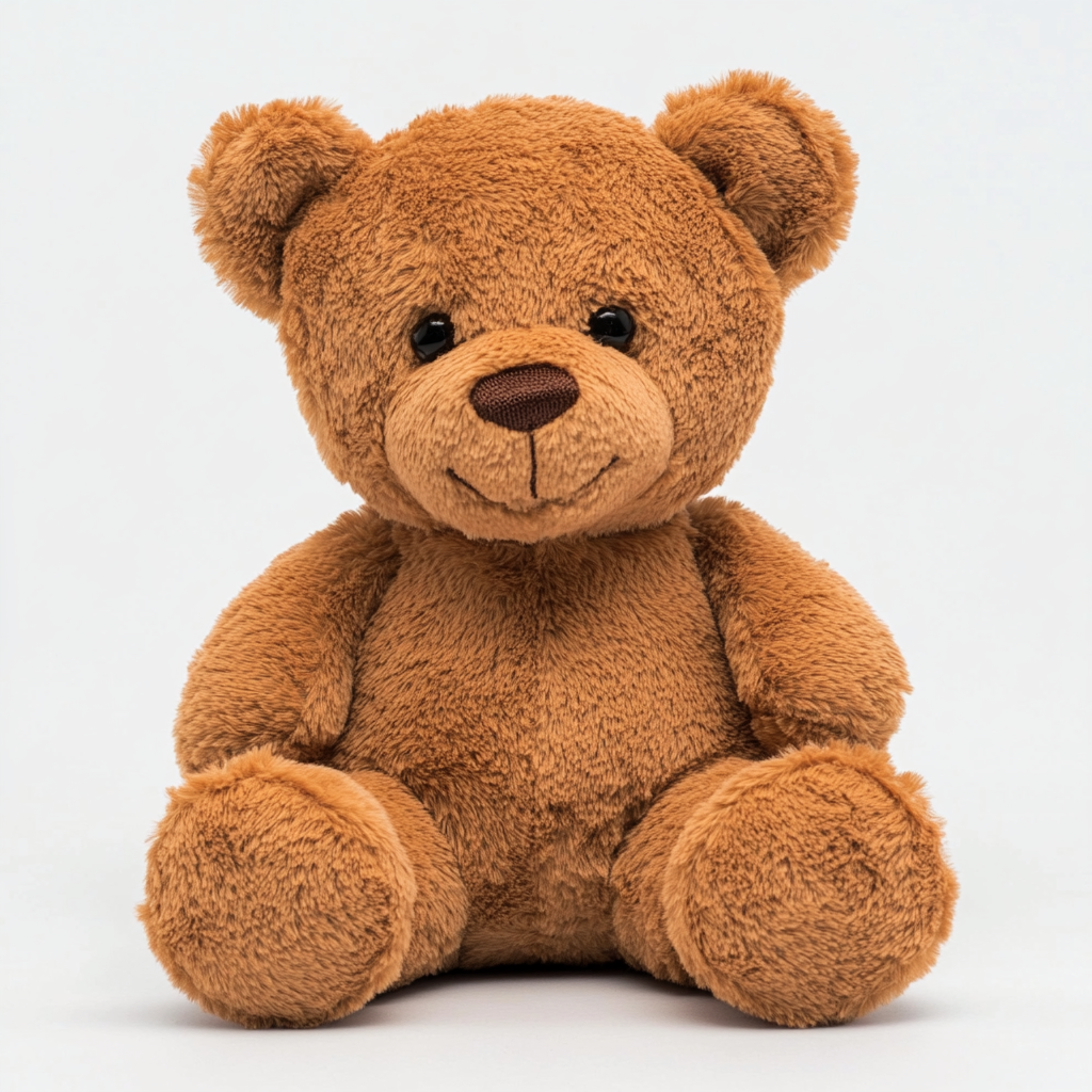 Quxon Squeaky Dog Toy - Durable Plush Bear with Reinforced Stitching - Soft Cuddle Toy for Small & Medium Dogs - Internal Squeaker