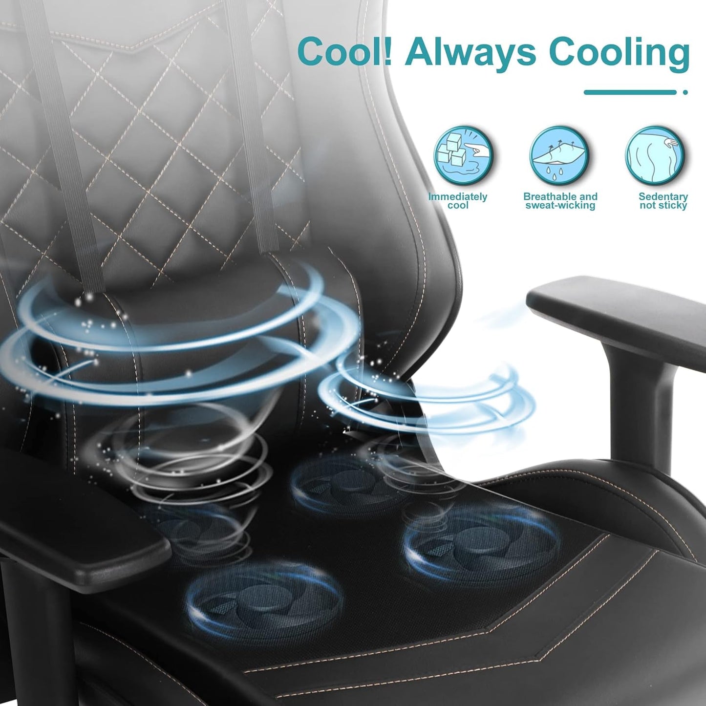 Classic PU Leather Large and Tall Ergonomic Computer Chair