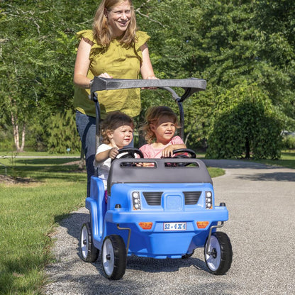 Step2 Side-by-Side Push Around SUV Two-Seater Push Car